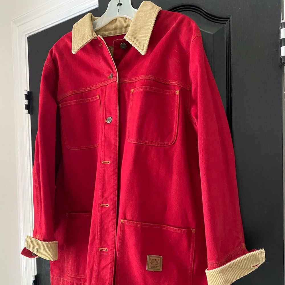 Ralph Lauren women’s Double RL Vibrant Red jacket